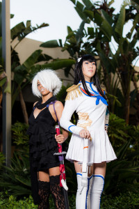 Mellihoney cosplay duo as Shinobu and Satsuki Kiryuin. Photo courtesy of Tony from Shutterfoo.