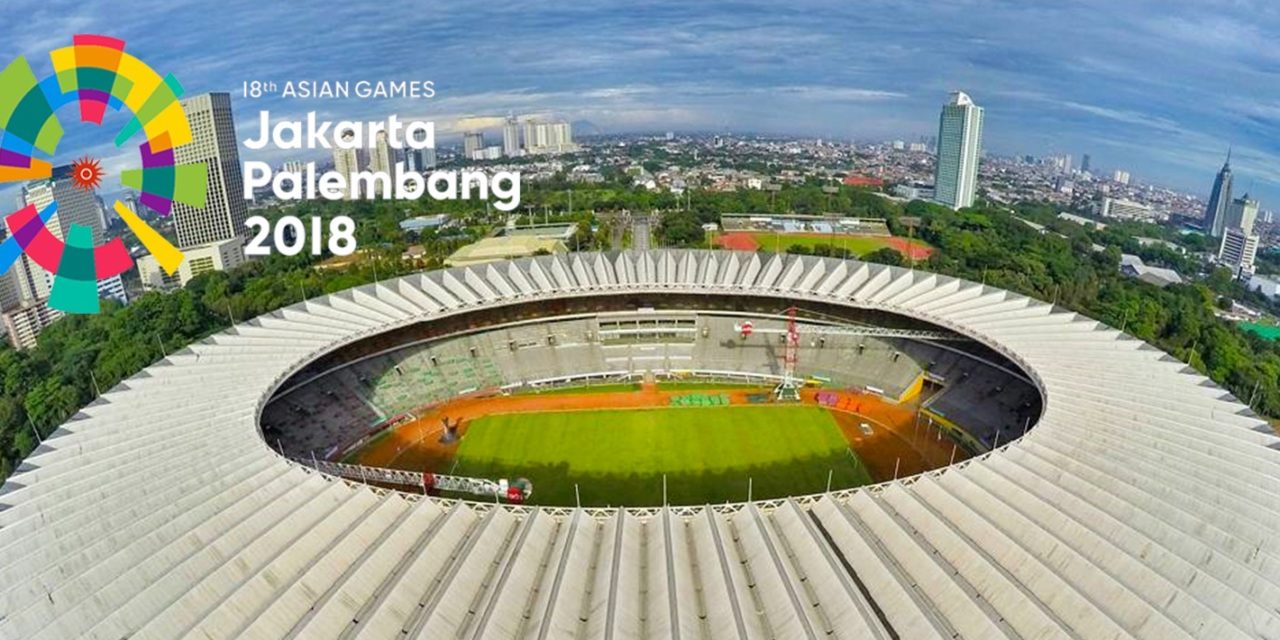 Renovasi stadion Gelora Bung Karno untuk Asian Games 2018. Foto: asiamedia.lmu.edu